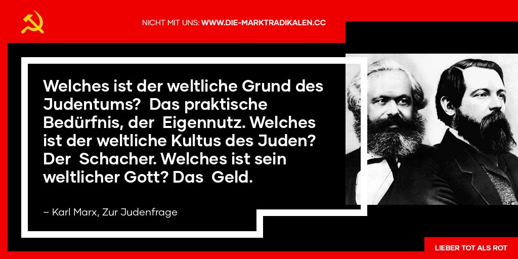 Weltlicher Grund des Judentums laut Marx &amp; Engels